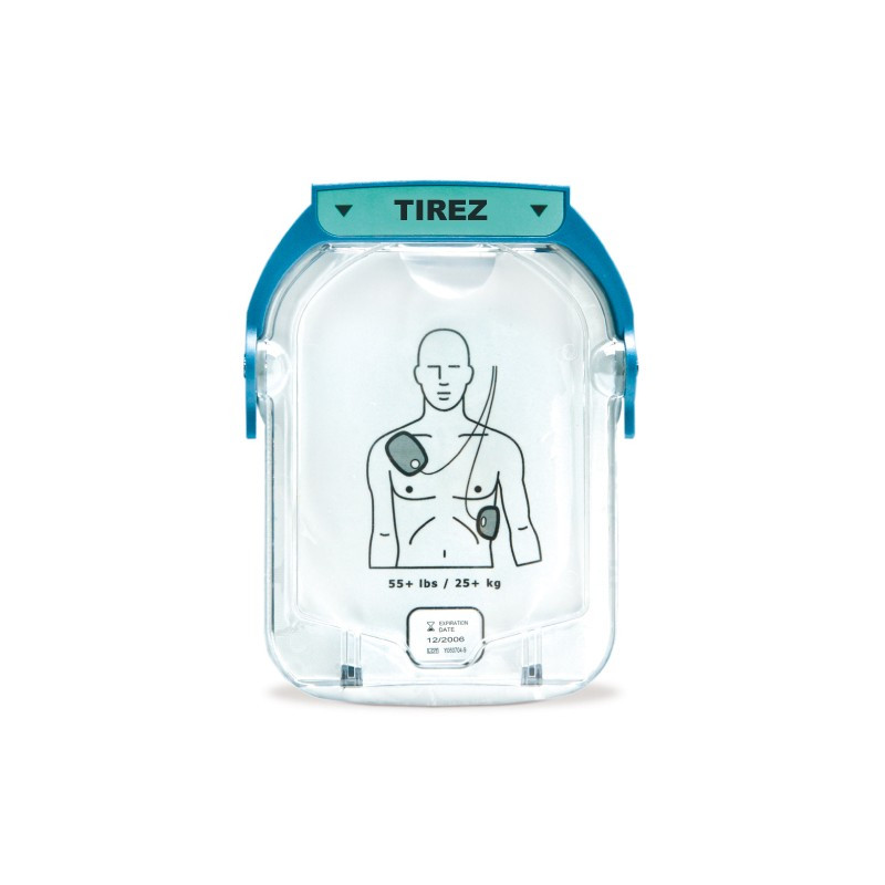 Electrodes adultes pour défibrillateur Philips Heartstart HS1