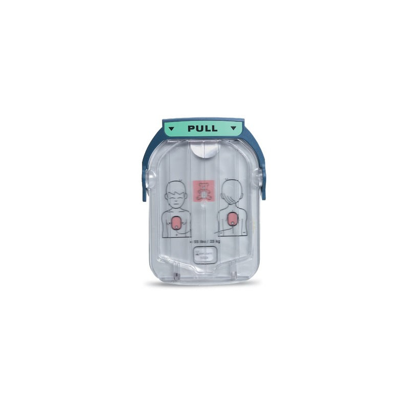 Electrodes pédiatriques pour défibrillateur Philips Heartstart HS1
