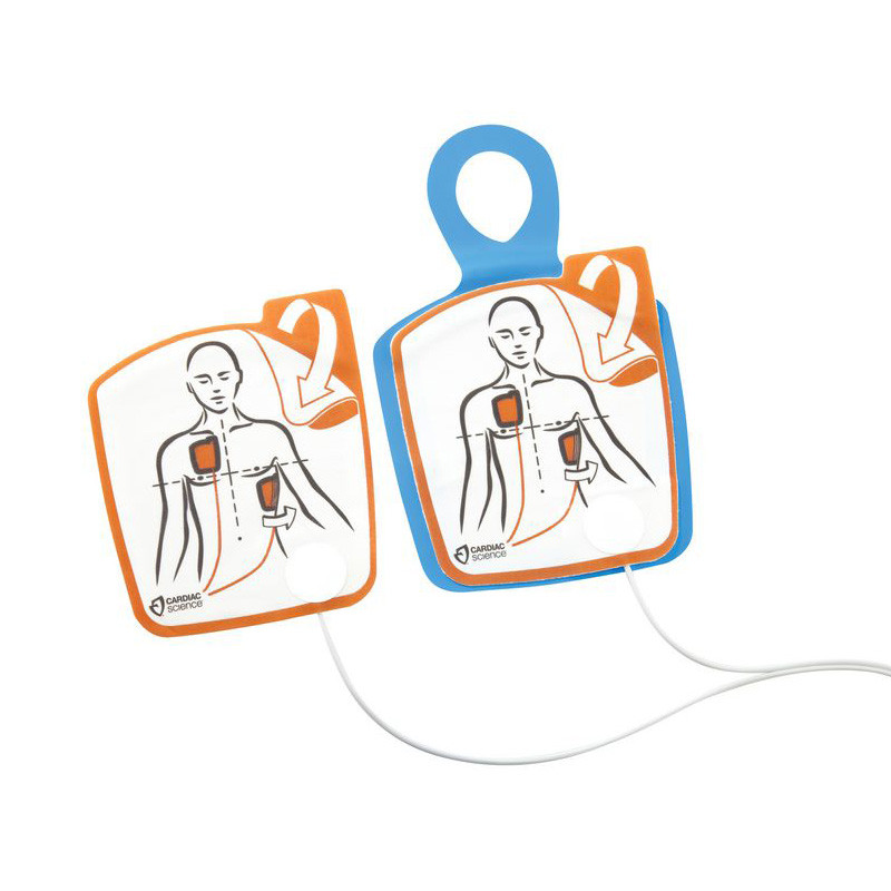 Electrodes adultes pour défibrillateur Cardiac Science Powerheart G5