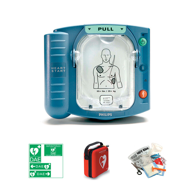 Pack défibrillateur Philips HS1 + housse de transport Pack défibrillateur Philips HS1 + housse de transport