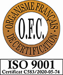 ISO 9001 - Entreprise certifiée